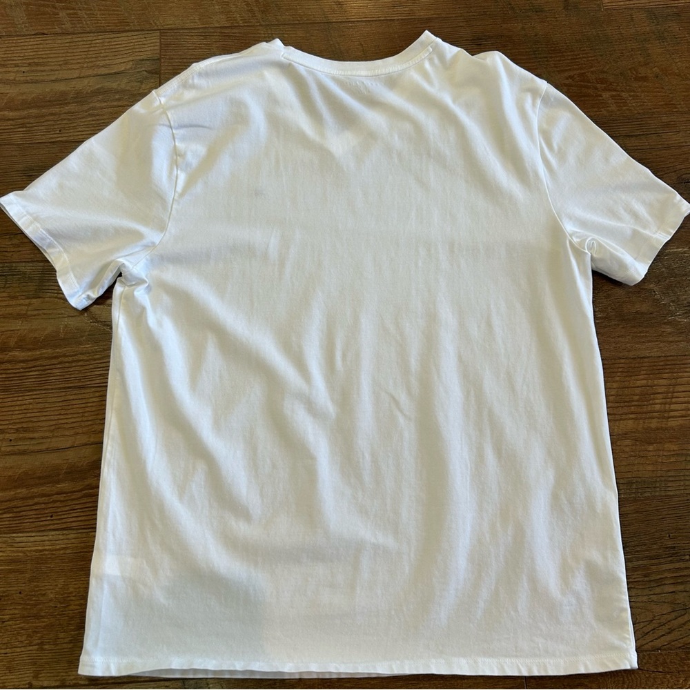 Tommy Hilfiger V-Neck T-Shirt White XL - Picture 2 of 9